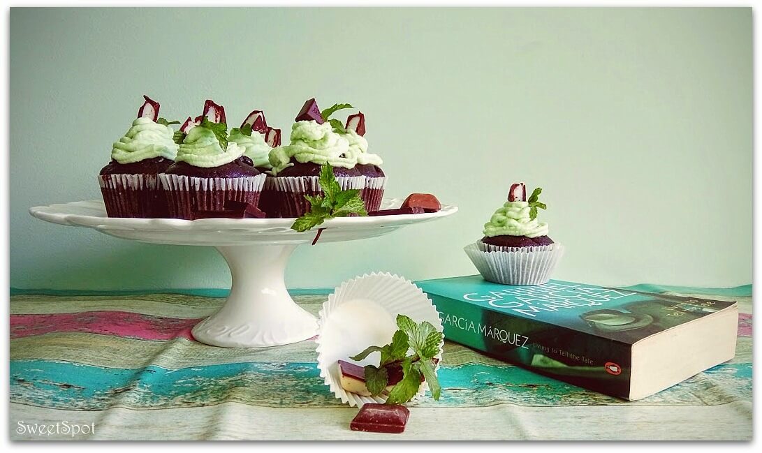 Csokis-mentás cupcake - 1. kép