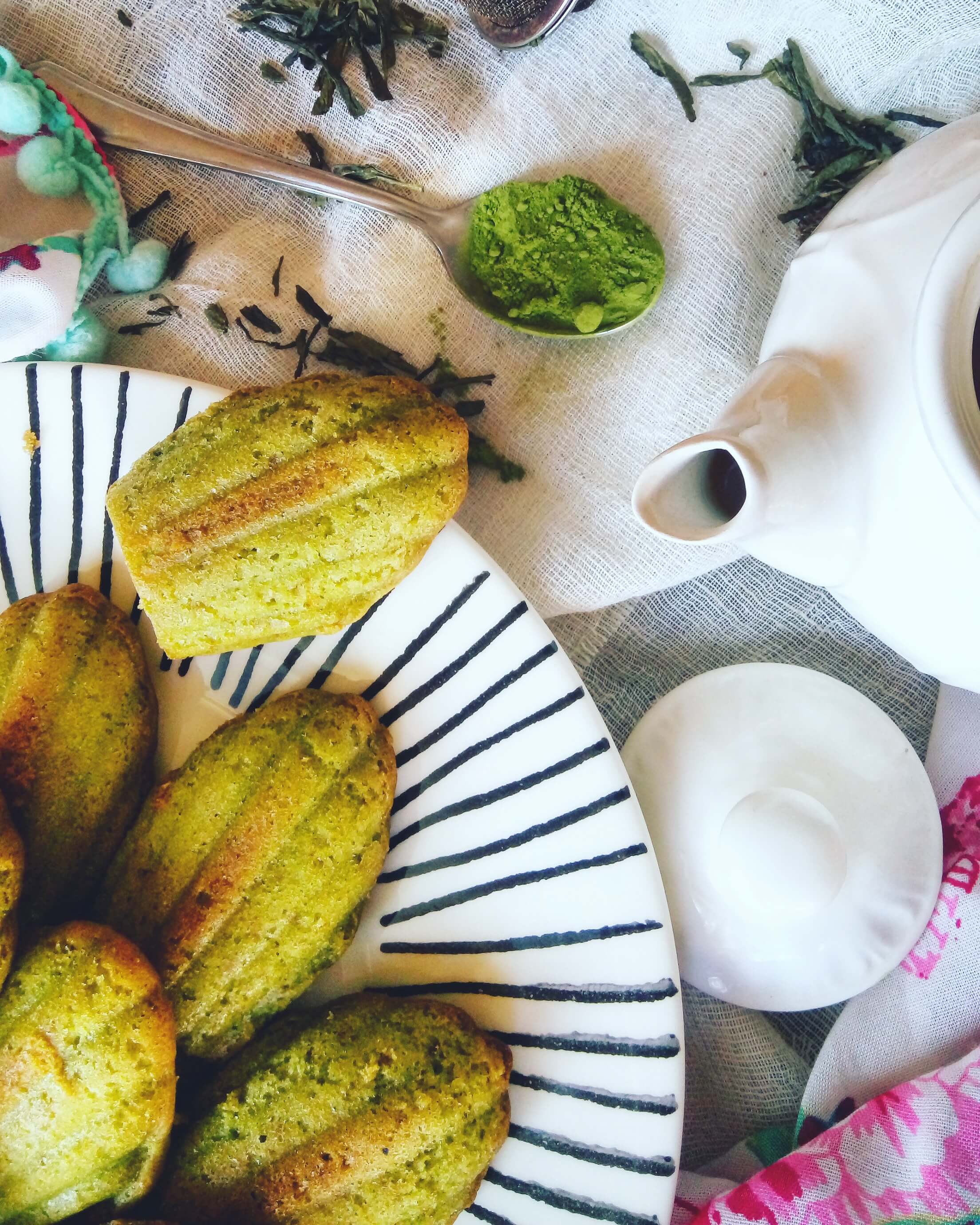 Matcha teás madeleine - 1. kép