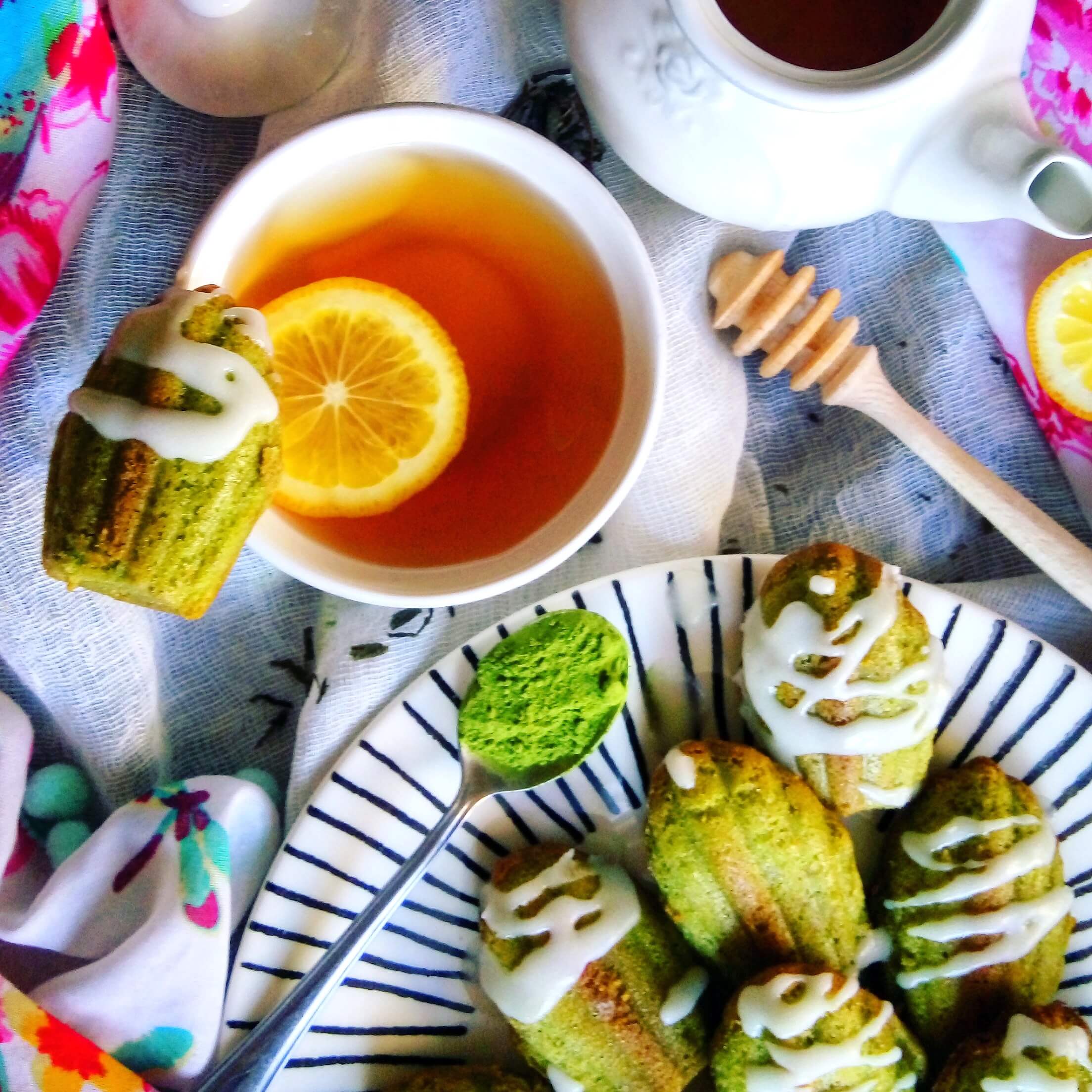 Matcha teás madeleine - 2. kép