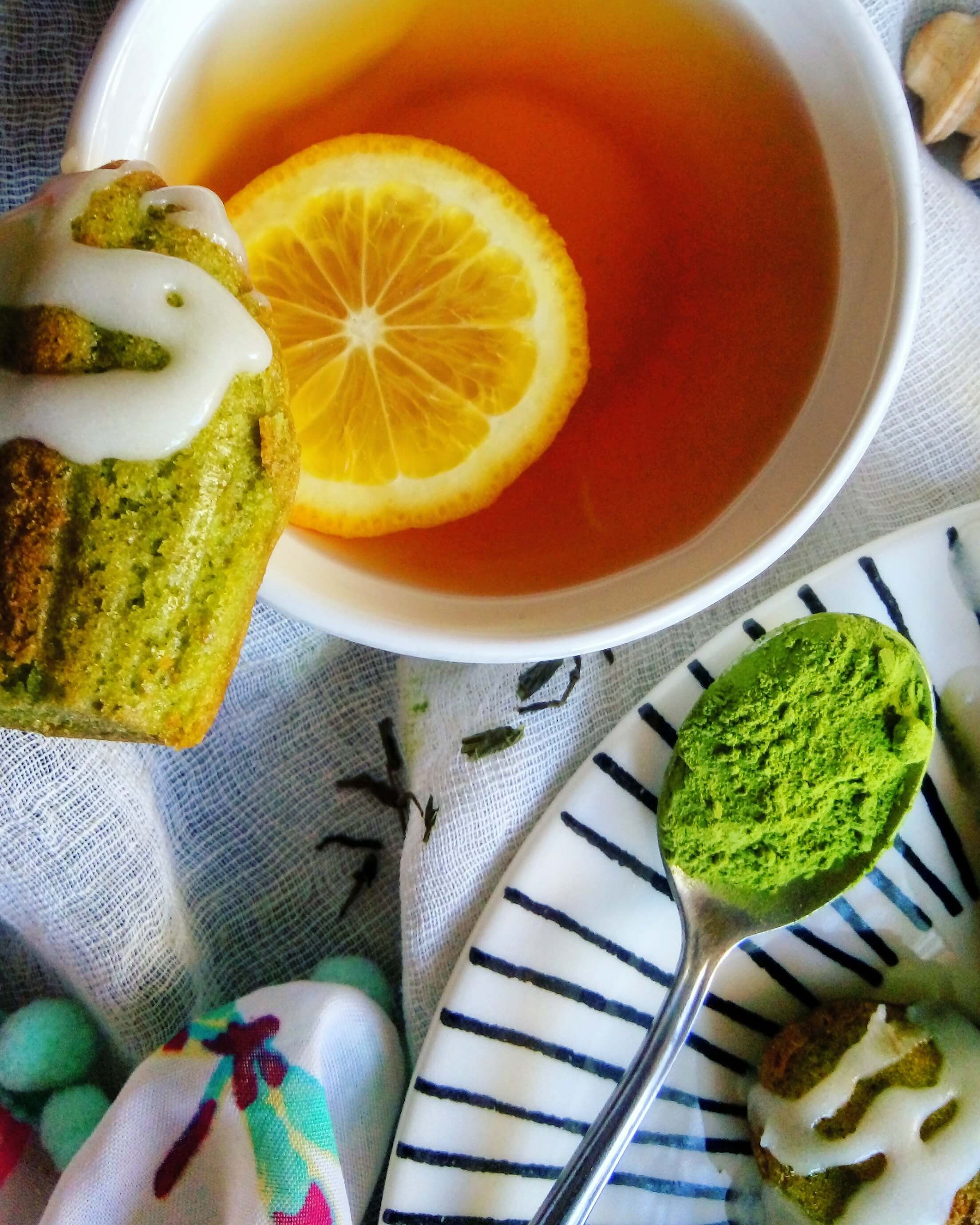 Matcha teás madeleine - 4. kép