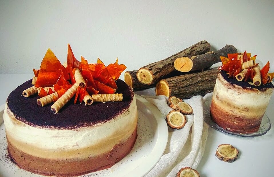Ombre tiramisu torta - 3. kép