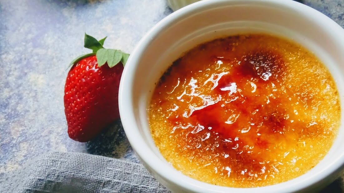 Crème brûlée citromfüves eperraguval - 2. kép