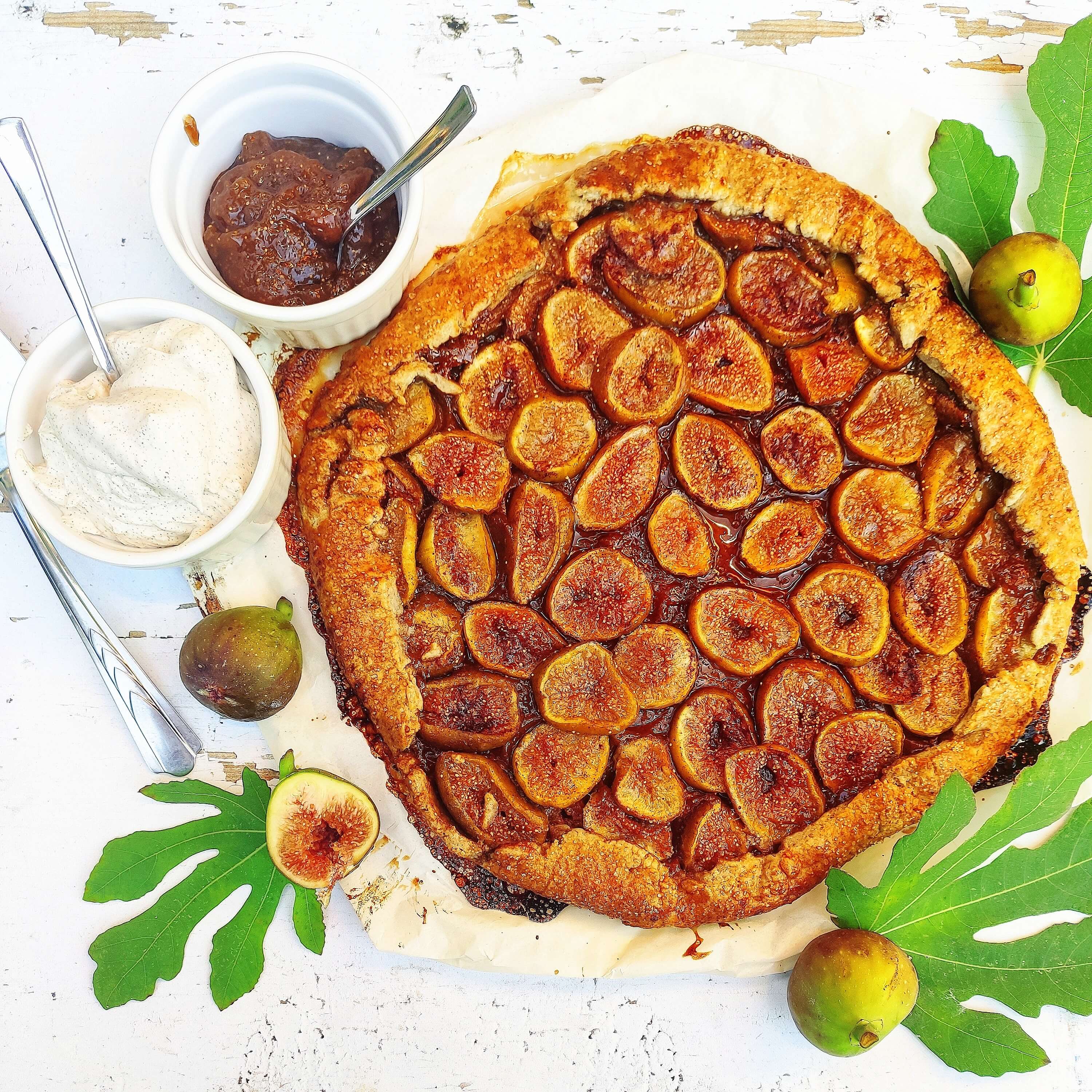 Earl Grey teás - fügés galette - 1. kép