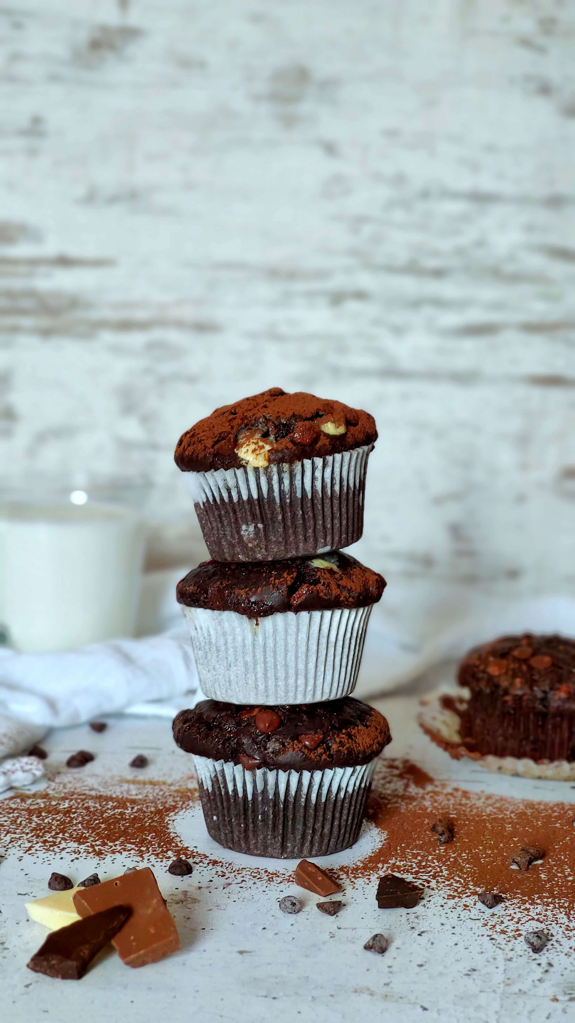 Triplacsokis muffin olívaolajjal - 4. kép