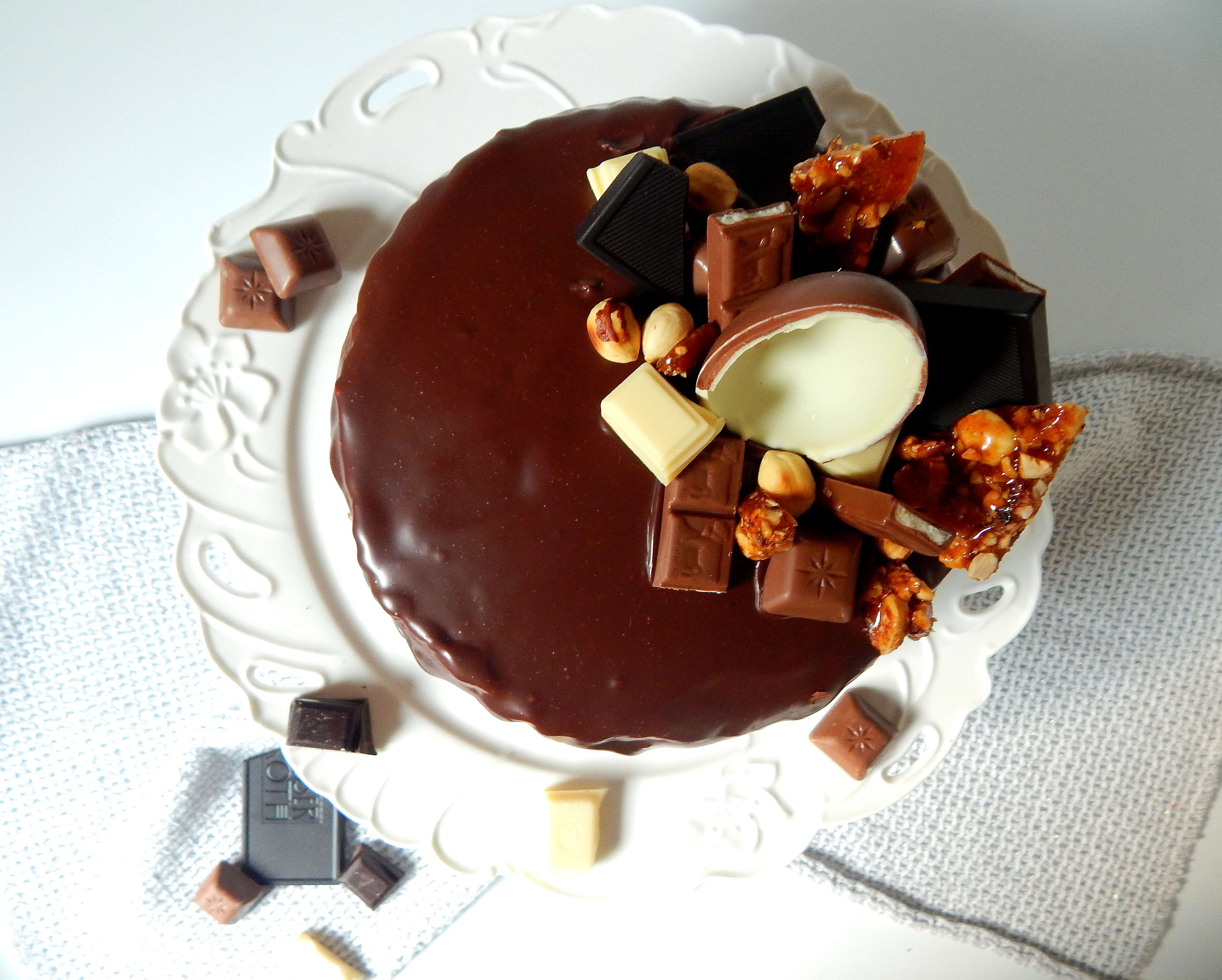 Csupa csoki ombre torta - 4. kép