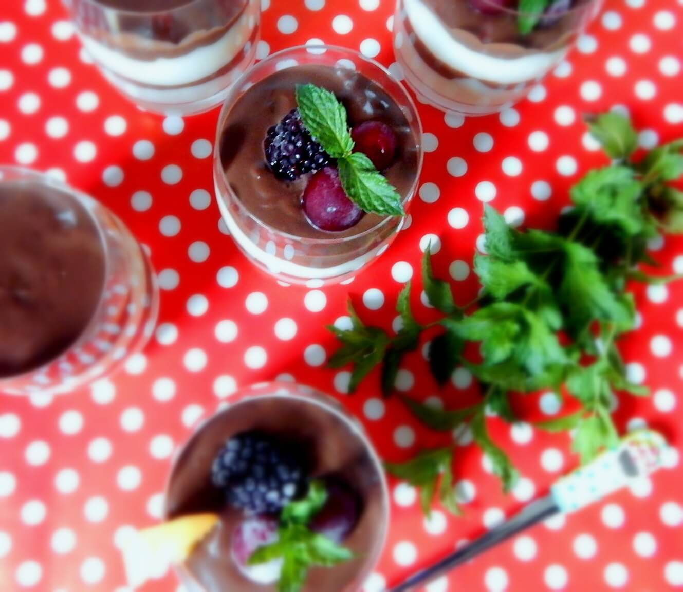 Házi étcsokis puding és whiskeys karamellpuding rétegezve - 4. kép